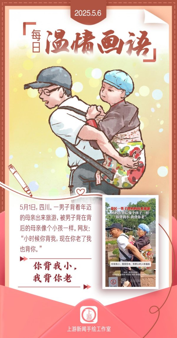 大圣策略 每日温情画语 | 你背我小，我背你老（2025.5.6）