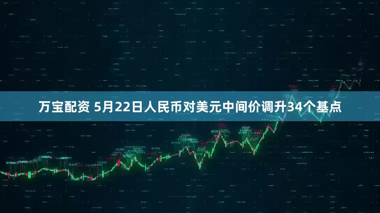 万宝配资 5月22日人民币对美元中间价调升34个基点