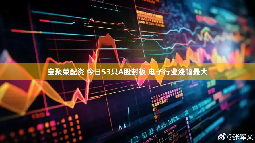 宝聚荣配资 今日53只A股封板 电子行业涨幅最大
