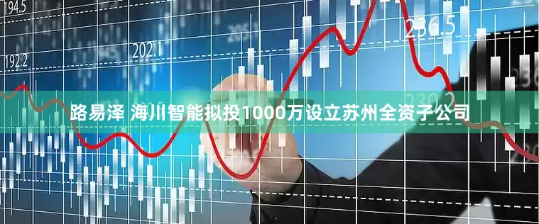 路易泽 海川智能拟投1000万设立苏州全资子公司